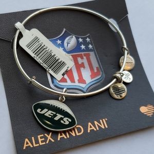 Alex and Ani NFL New York Jets Football Bracelet